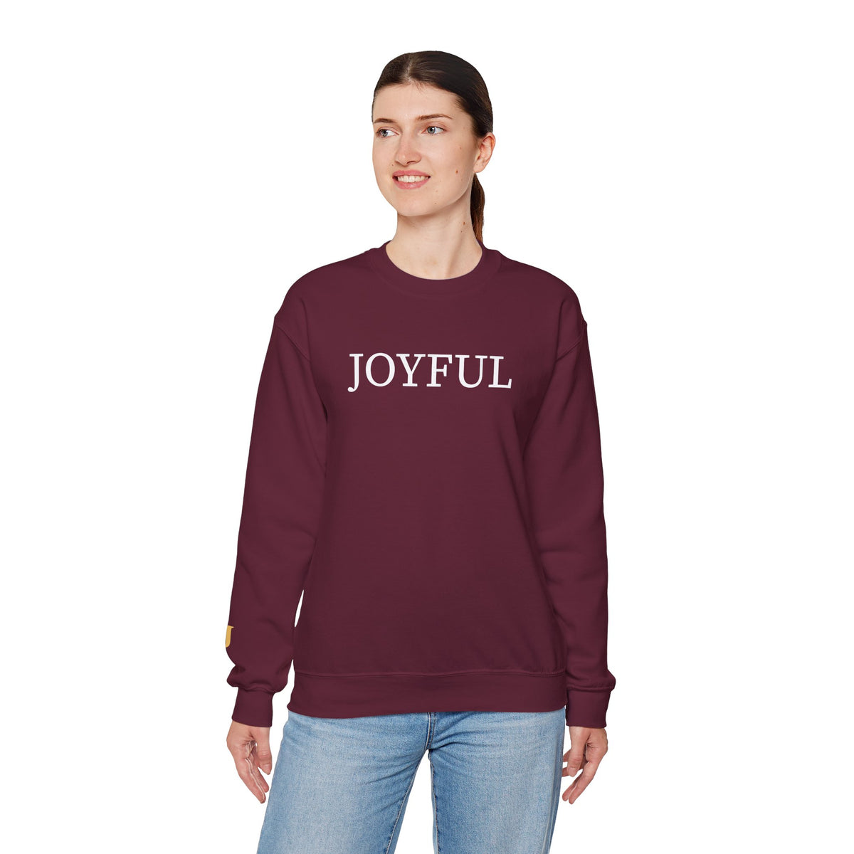 Collegiate Joyful Crewneck Sweatshirt