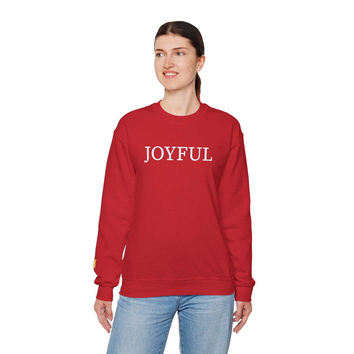 Collegiate Joyful Crewneck Sweatshirt