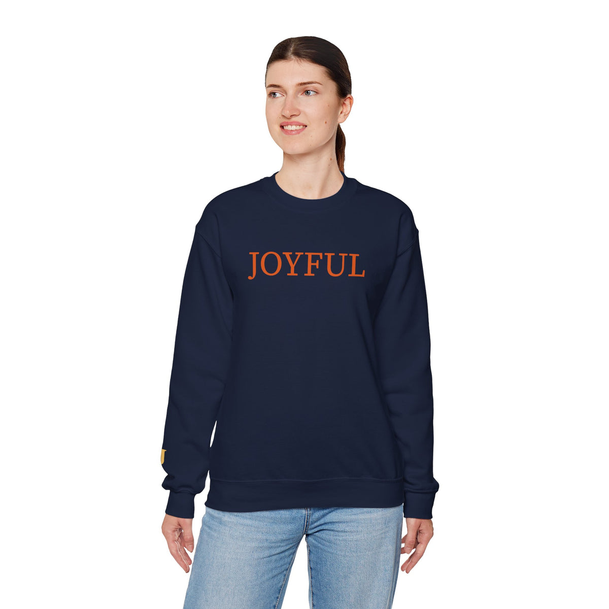 Collegiate Joyful Crewneck Sweatshirt