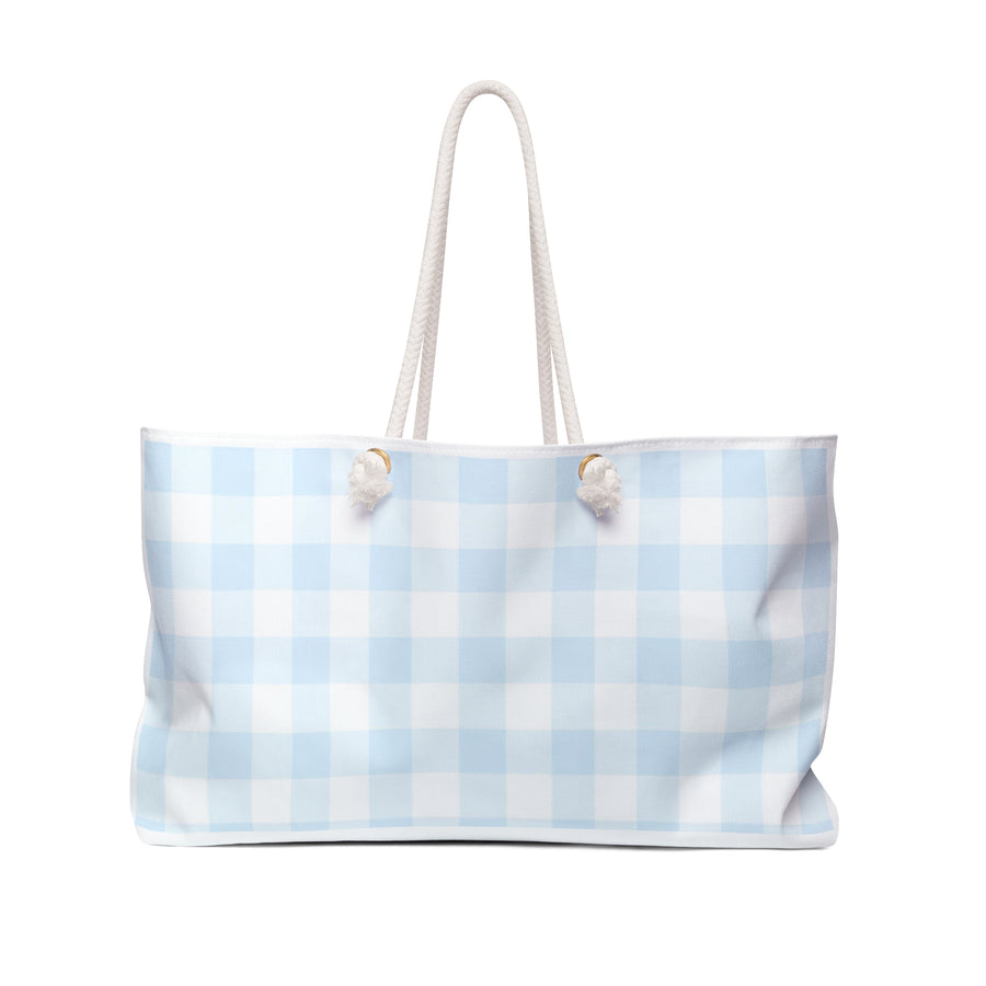 Journey Weekender Bag — Coastal Script Travel Tote
